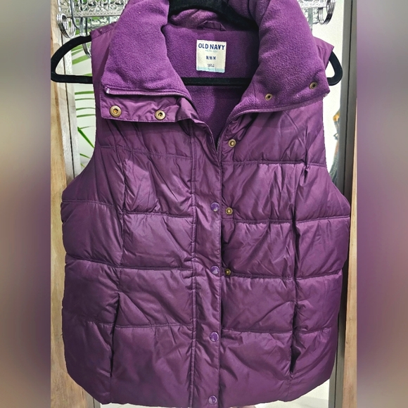 Old Navy Jackets & Blazers - SOLD Old Navy Purple puffer vest Medium
